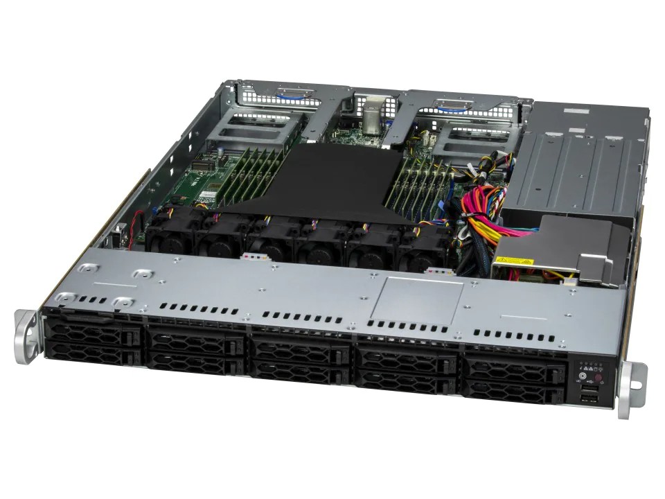 取寄 SuperMicro AS-1115CS-TNR AMD EPYC 9334 32C 256GB 960GB